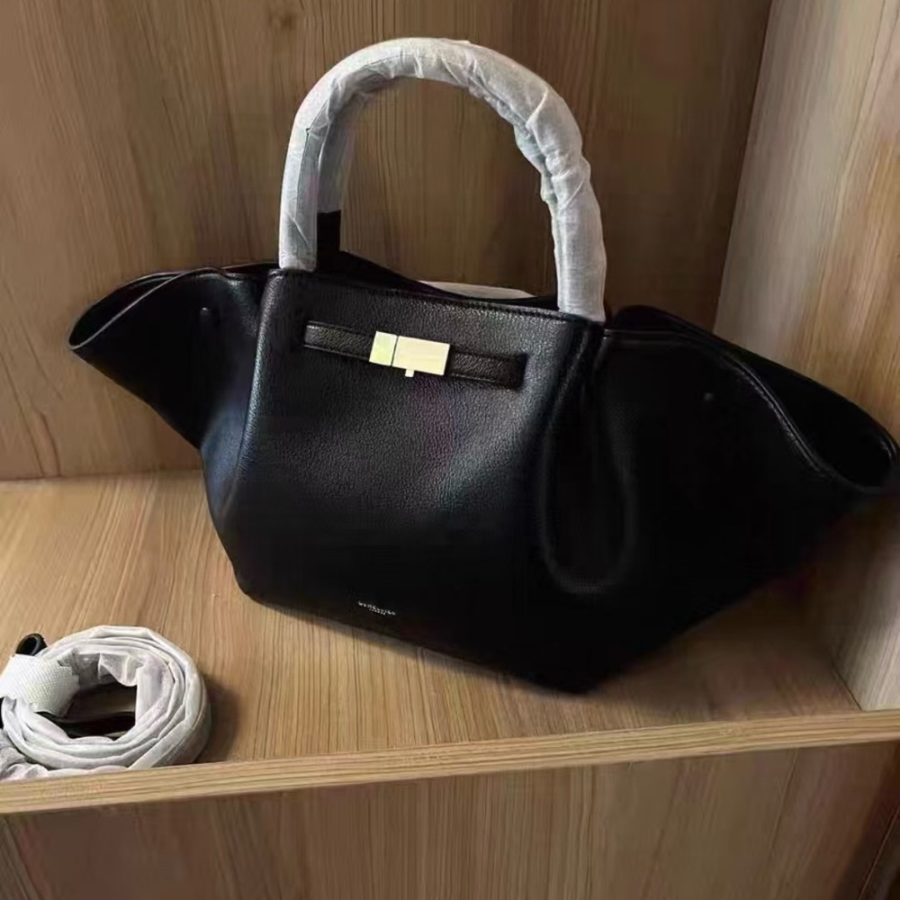 Demellier Classic Black Handbag